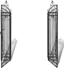 Load image into Gallery viewer, 48 x 52 Inch Ornamental Iron Garden Gate with Mounting Posts - Adler&#39;s Store