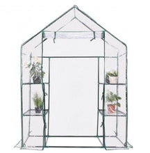 Load image into Gallery viewer, 56 x 29 Inch Portable 4 Shelves Walk In Greenhouse - Adler&#39;s Store