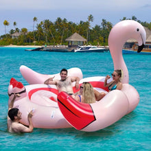 Load image into Gallery viewer, 6-Person Floating Flamingo with Electric Pump - Adler&#39;s Store