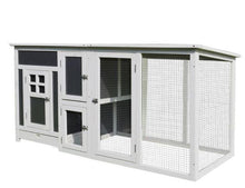 Load image into Gallery viewer, 63 inch Fir Wood Chicken Coop with Run and Nesting Box - Adler&#39;s Store