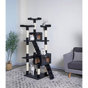63 Inch Multi Level Activity Cat Tree - Adler's Store