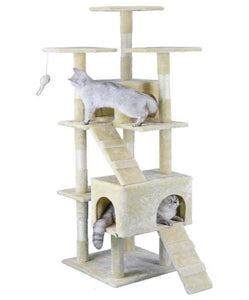 63 Inch Multi Level Activity Cat Tree - Adler's Store