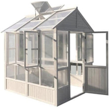 Load image into Gallery viewer, 72 x 84 Ultimate Garden Hobbyist Wooden Greenhouse with Vents and Built in Shelves - Adler&#39;s Store