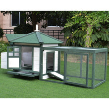 Load image into Gallery viewer, 77 Inch Chicken Coop with 2-Part Nesting Box and Run - Adler&#39;s Store
