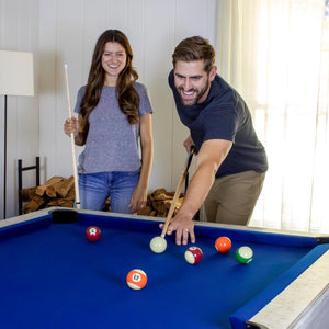8 Foot Driftwood Finish Pool Table with Ready to Play Accessories - Adler's Store