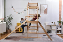 Load image into Gallery viewer, 8-in-1 Extreme Indoor Playset Jungle Gym with Slide Swing Gymnastic Rings Climbing Rope and More - Adler&#39;s Store