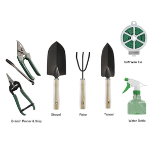 8 Pcs Gardening Tool Set with Tote Bag - Adler's Store