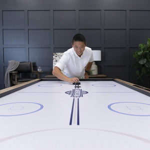 84 Inch Air Hockey Table with Electronic Scoring and K-Shaped Legs - Adler's Store