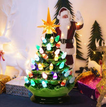 Load image into Gallery viewer, 9.5 Inch Ceramic Tabletop Christmas Tree - Adler's Store