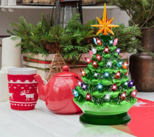 Load image into Gallery viewer, 9.5 Inch Ceramic Tabletop Christmas Tree - Adler's Store