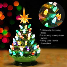 Load image into Gallery viewer, 9.5 Inch Ceramic Tabletop Christmas Tree - Adler's Store