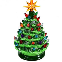 Load image into Gallery viewer, 9.5 Inch Ceramic Tabletop Christmas Tree - Adler's Store