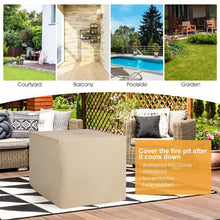 Load image into Gallery viewer, 9 Pieces Patio Wicker Sectional Set with 50000 BTU Fire Pit Table - Adler&#39;s Store