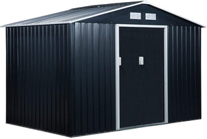 9 x 6.5 Ft Utility Shed with Sliding Doors and Air Vents - Adler's Store