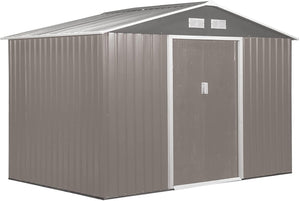 9 x 6.5 Ft Utility Shed with Sliding Doors and Air Vents - Adler's Store