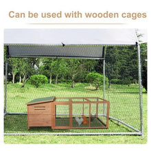 Load image into Gallery viewer, 9 x 6 Ft Galvanized Chicken Coop and Animal Run - Adler&#39;s Store