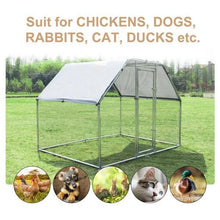 Load image into Gallery viewer, 9 x 6 Ft Galvanized Chicken Coop and Animal Run - Adler&#39;s Store