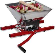 Load image into Gallery viewer, 1.8 Gallon Manual Fruit Crusher for Fruit Pressing Juicer