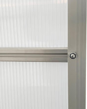 Load image into Gallery viewer, Glass door with metallic bolt