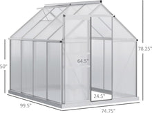 Load image into Gallery viewer, Greenhouse with dimensions indicated on a white background