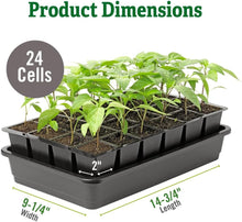Load image into Gallery viewer, High Germination Seed Starting Kit with Cover and Reservoir