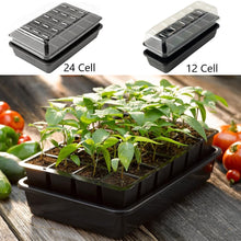 Load image into Gallery viewer, High Germination Seed Starting Kit with Cover and Reservoir