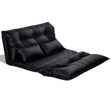 Load image into Gallery viewer, Adjustable Floor Sofa Bed with High Density Foam and PU Leather - Adler&#39;s Store