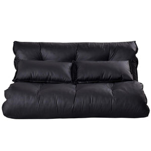 Adjustable Floor Sofa Bed with High Density Foam and PU Leather - Adler's Store