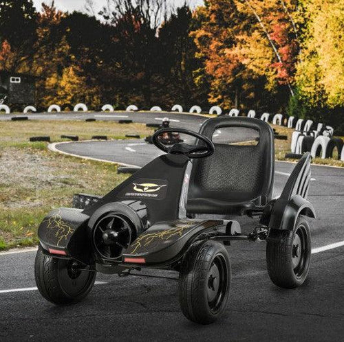 Bat Design Pedal Powered Go Kart with Ergonomic Adjustable Seat 🏎 - Adler's Store