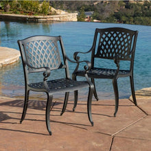 Load image into Gallery viewer, Cast Aluminum 7-Piece Black Sand Patio Dining Set - Adler&#39;s Store