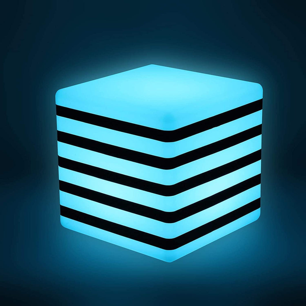 Changing Color Cube Party Stool - Adler's Store