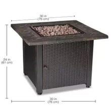 Load image into Gallery viewer, Classic 3000 BTU Propane Stainless Steel Fire Pit Table - Adler&#39;s Store
