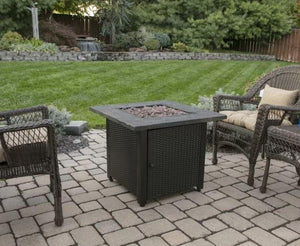 Classic 3000 BTU Propane Stainless Steel Fire Pit Table - Adler's Store