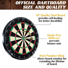 Load image into Gallery viewer, Classic 90 Inch Billiards Table with Cue Rack and Dartboard Set - Adler&#39;s Store