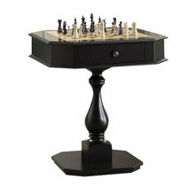 Load image into Gallery viewer, Classic Wooden Chess End Table With 2-1 Reversible Game Board Top and Drawers - Adler&#39;s Store