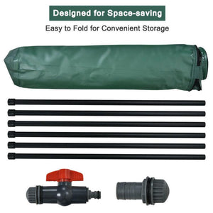 Collapsible Rain Barrel Portable Rainwater Gutter Collection System with Filter Spigot - Adler's Store