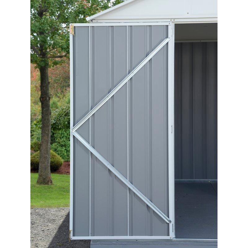 Easy Assembly 10 x 8 Foot Metal Storage Shed