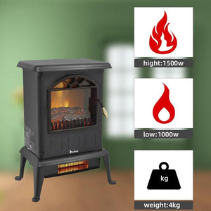 Electric Infrared Fireplace Stove - Adler's Store