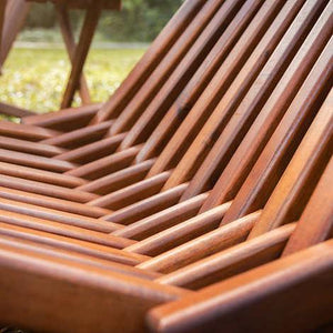 Ergonomic Folding Wooden Lounge Seat - Adler's Store