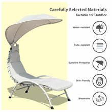 Load image into Gallery viewer, Extreme leisure Patio Chaise Lounger with Canopy - Adler&#39;s Store