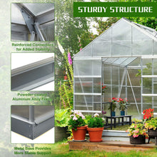 Load image into Gallery viewer, Garden Enthusiast Aluminum Frame Walk-in Polycarbonate Greenhouse - Adler&#39;s Store