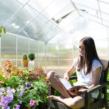 Load image into Gallery viewer, Garden Enthusiast Aluminum Frame Walk-in Polycarbonate Greenhouse - Adler&#39;s Store