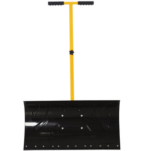 Heavy Duty 5 level Adjustable Rolling Steel Snow Shovel - Adler's Store