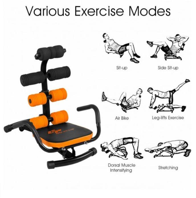 Heavy Duty Core Fitness Abdominal Trainer Bench Machine