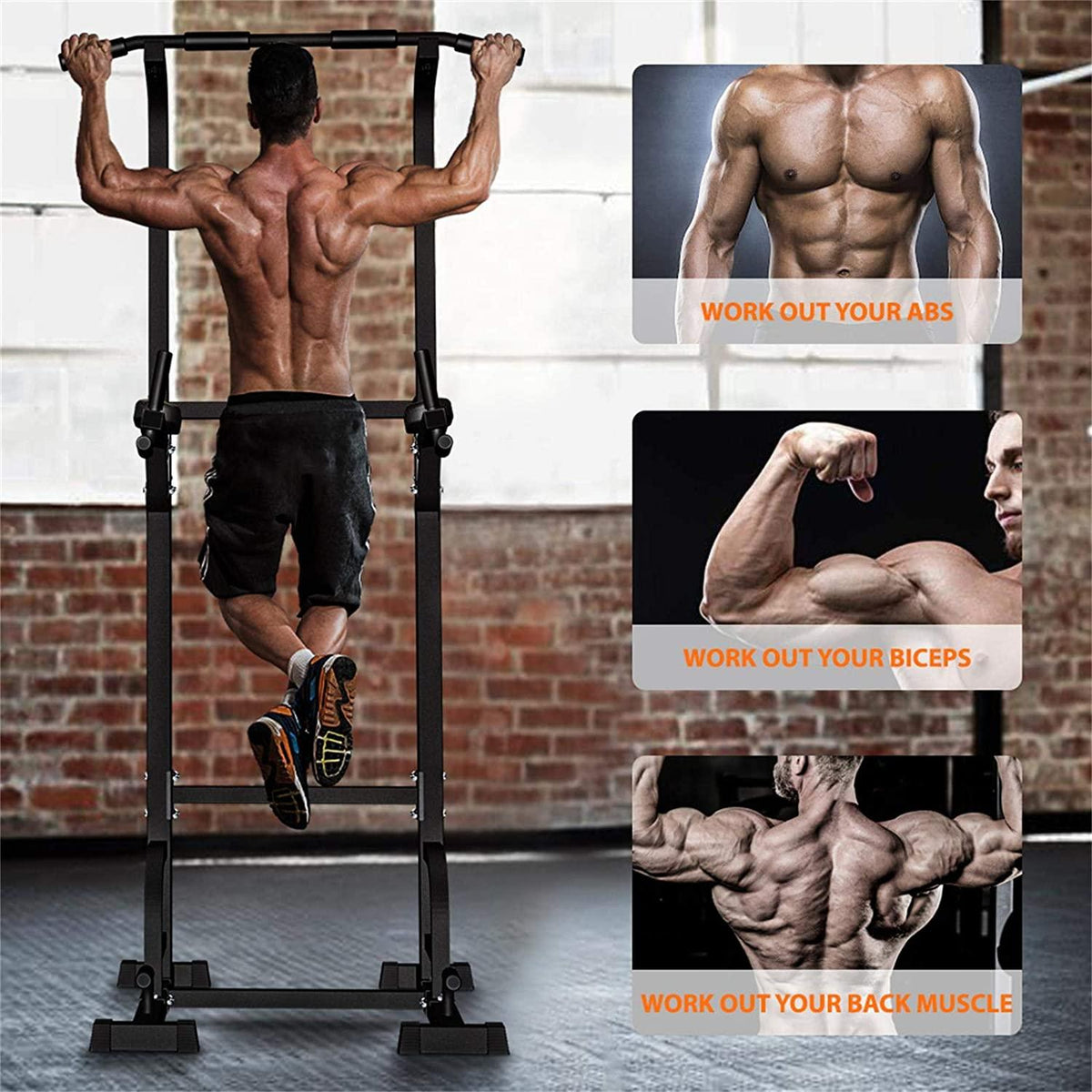 Multi-functional Power Tower Workout Station