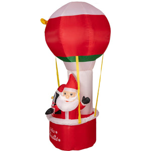 Inflatable Santa Hot Air Balloon Outdoor Christmas Decoration - Adler's Store