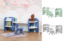 Load image into Gallery viewer, Kids 2 Piece Adjustable Multi-Use Organizer Table and Chair Set - Adler&#39;s Store