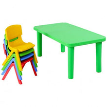 Load image into Gallery viewer, Kids Colorful High Quality Plastic Table Set - Adler&#39;s Store