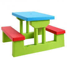 Load image into Gallery viewer, Kids Portable Picnic and Bench Table with Removable Umbrella - Adler&#39;s Store
