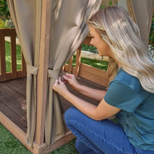Load image into Gallery viewer, Kids Wooden Activity Clubhouse Playset with Slide and Monkey Bars - Adler&#39;s Store